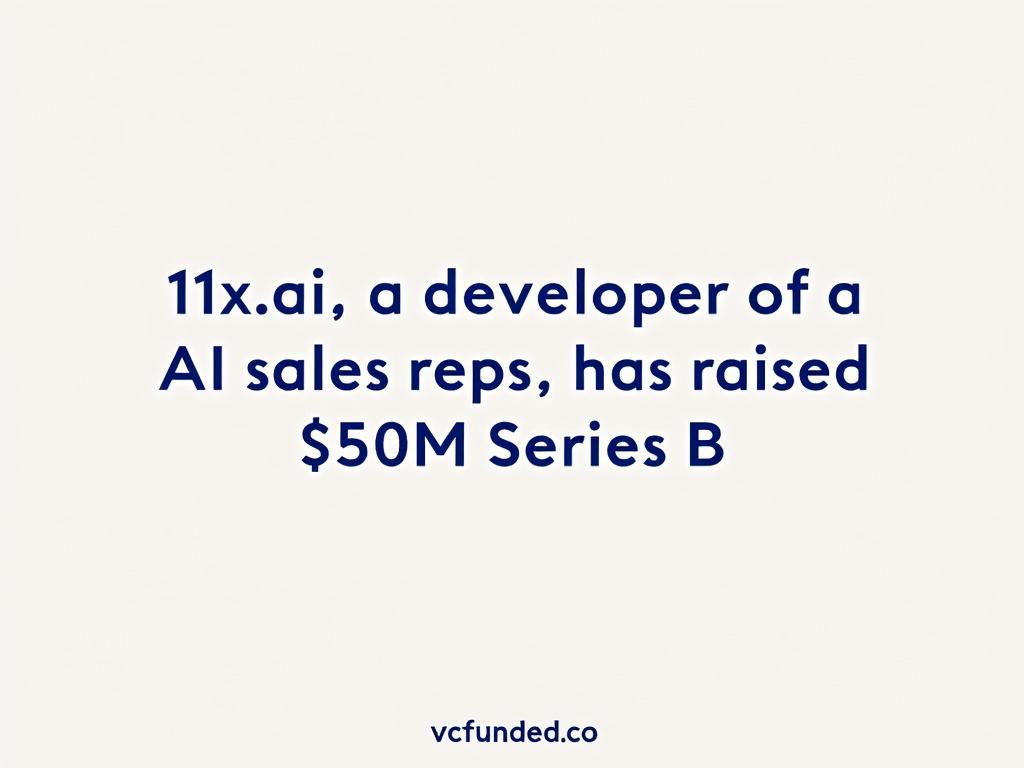 11x AI Secures $50M Series B to Revolutionize Digital Workforce