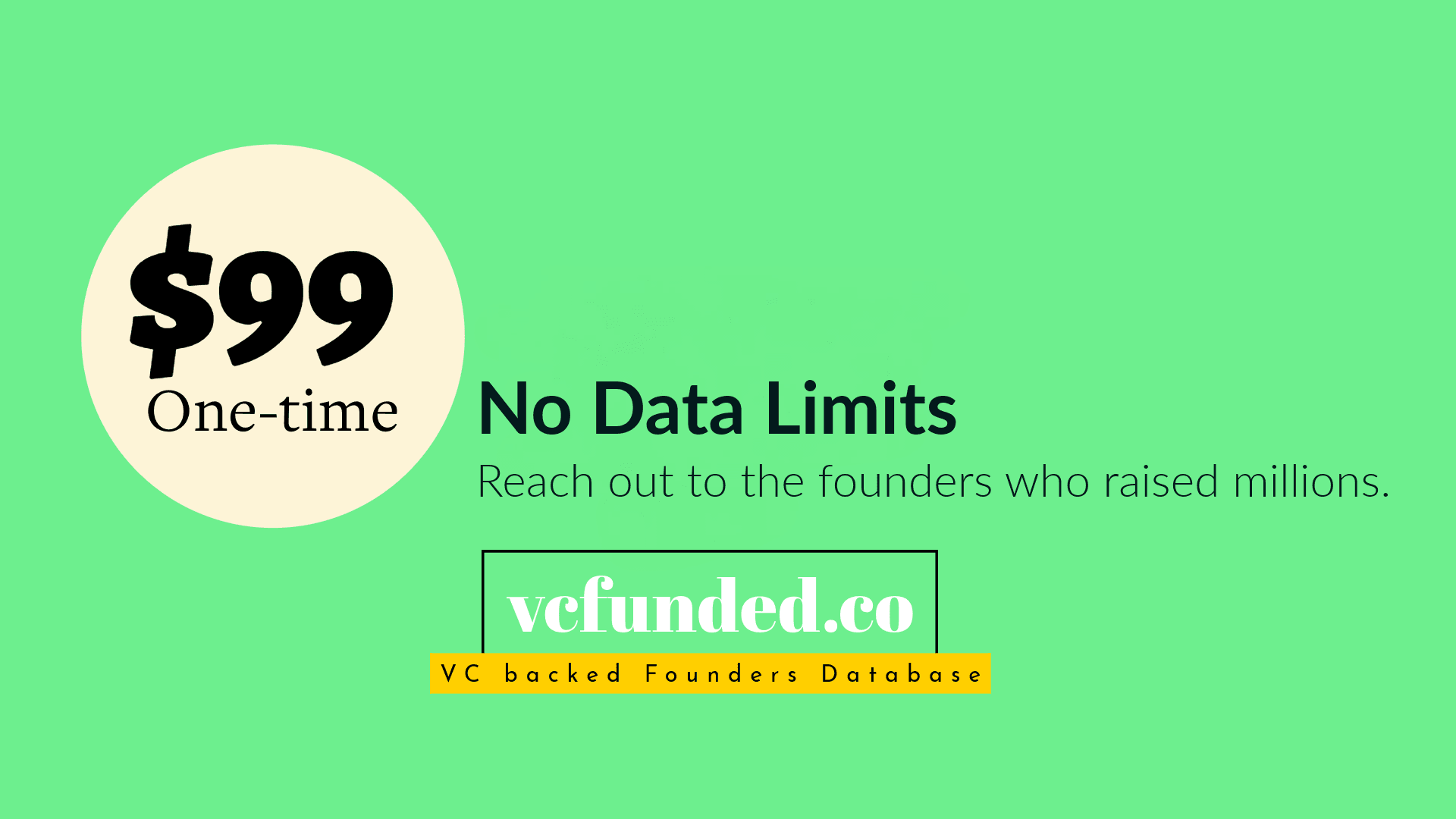 vcfunded.co Launches Unlimited Access to High-Value Founder Data for Just $99
